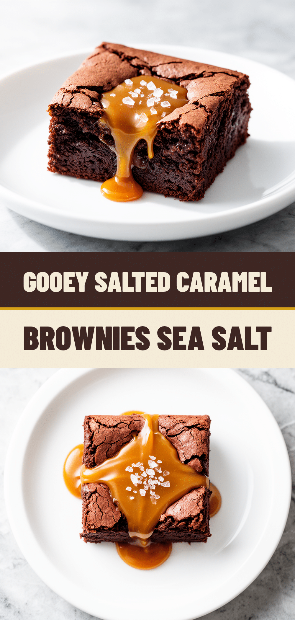 Gooey Salted Caramel Brownies with Sea Salt: 10 Best Easy Treat 5 gooey salted caramel brownies recipe