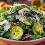green salad with shaved parmesan - featured image