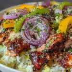 Healthy Chicken Fajita Bowl - featured image