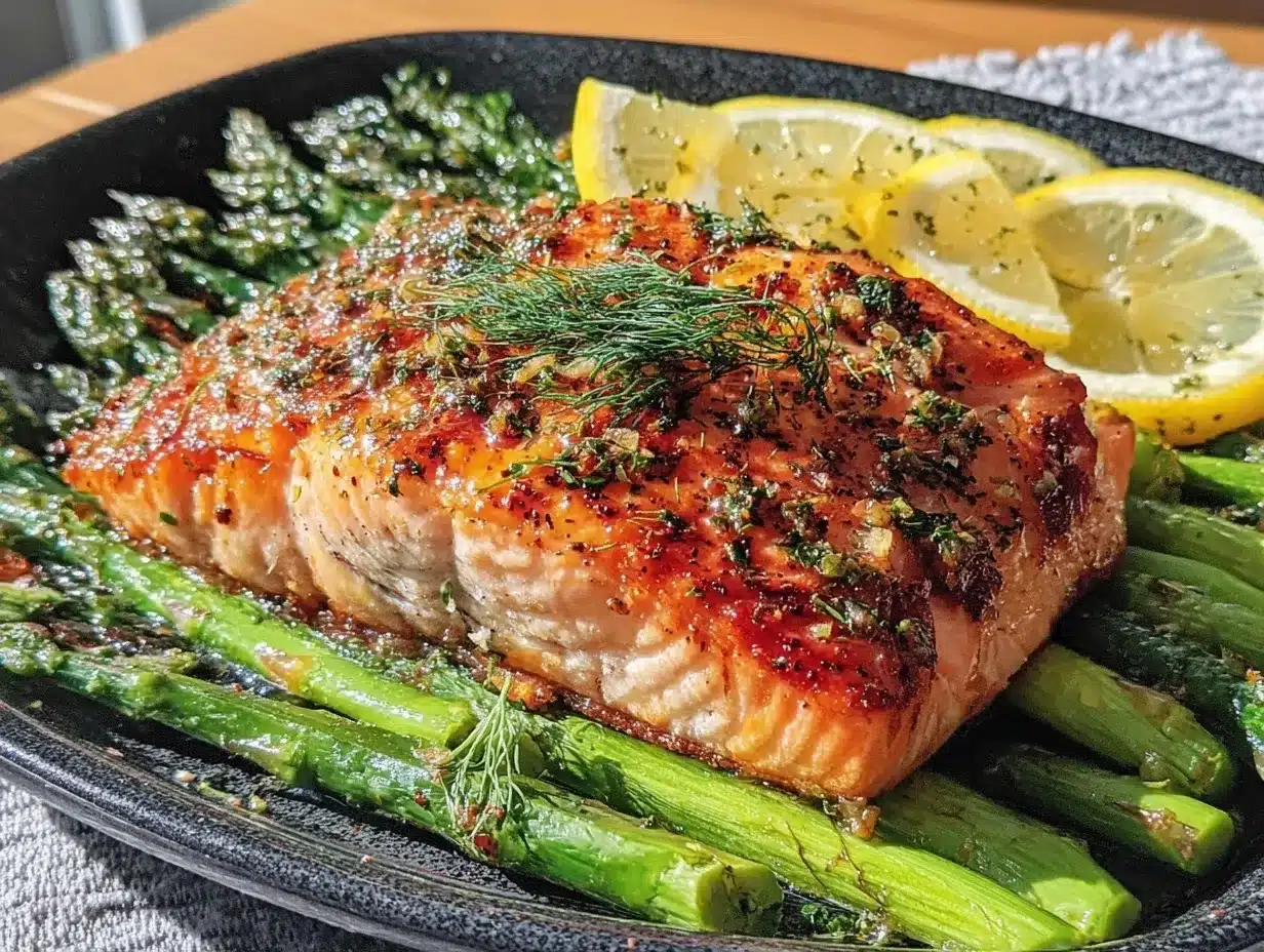 Healthy Salmon and Asparagus Sheet Pan Dinner: 5-Step Impressive Dinner 4 healthy salmon and asparagus sheet pan dinner preparation steps