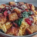 high protein egg white breakfast bowl - featured image