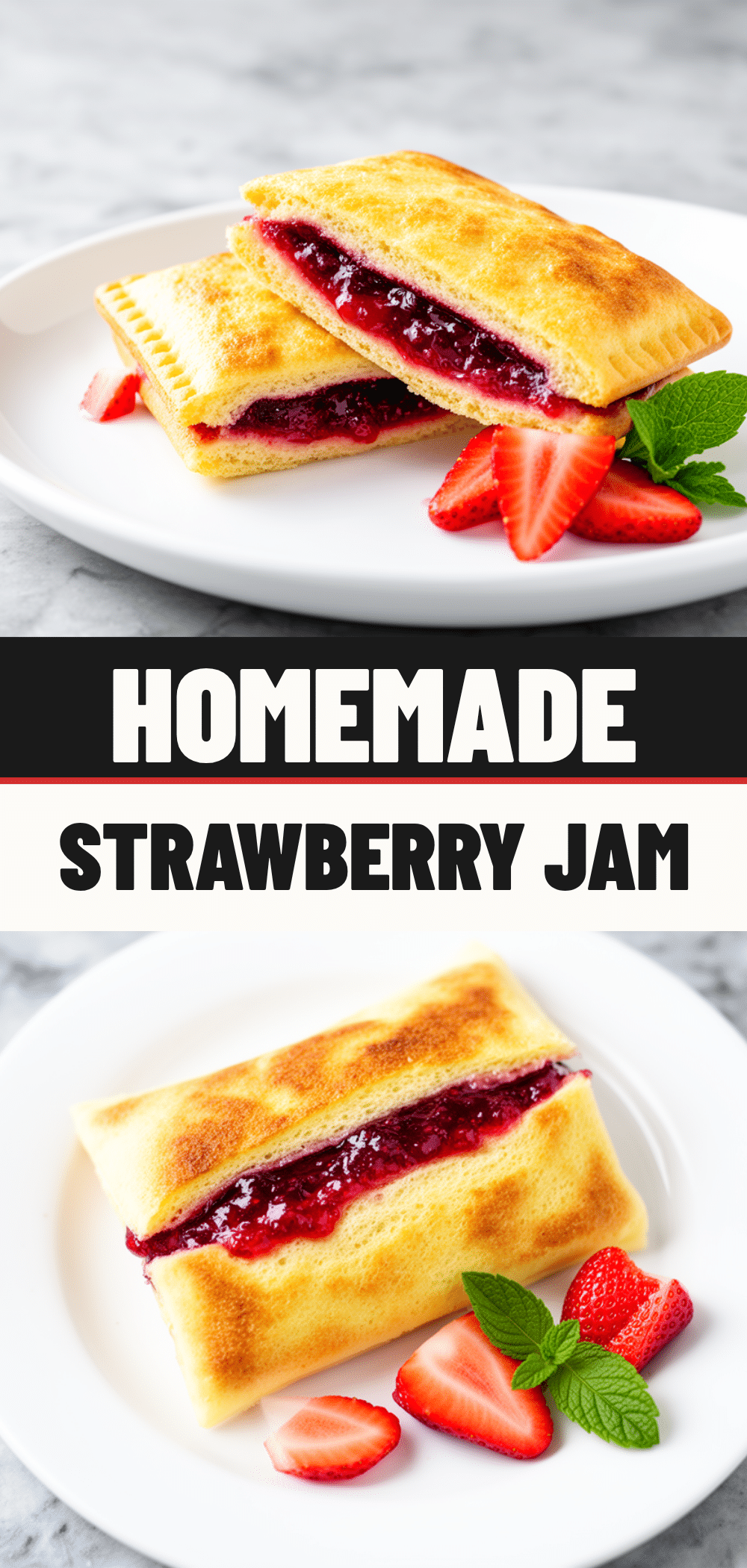 Homemade Uncrustables with Strawberry Jam: Easy Back-to-School Lunch 5 homemade Uncrustables with strawberry jam recipe