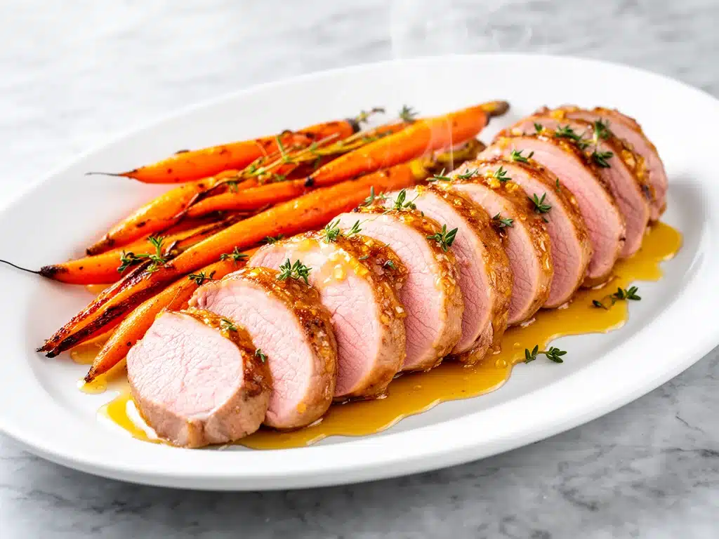 Honey Garlic Glazed Pork Tenderloin - featured image