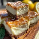lemon cheesecake bars - featured image