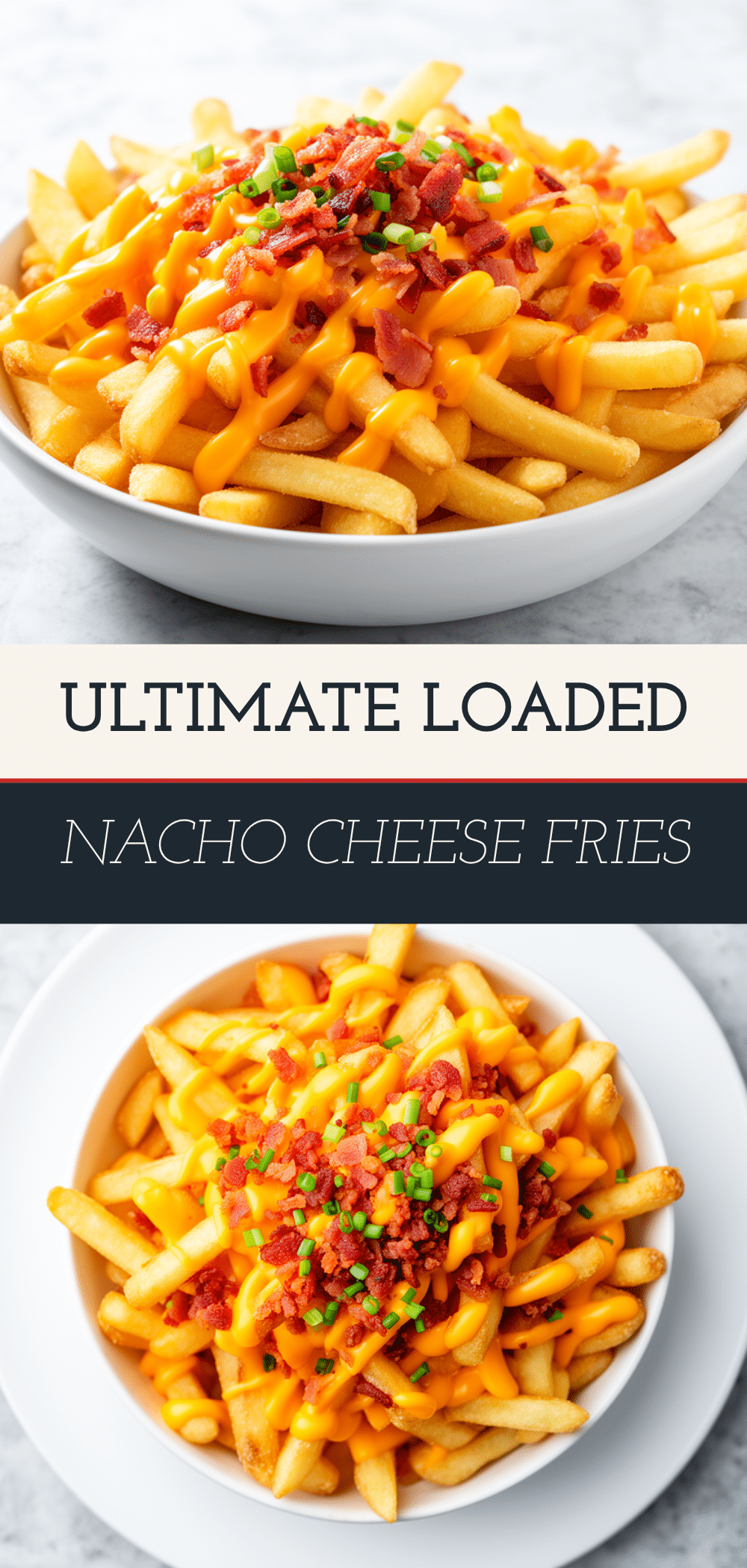 Loaded Nacho Cheese Fries with Bacon: Easy Party Snack 5 Loaded Nacho Cheese Fries with Bacon recipe