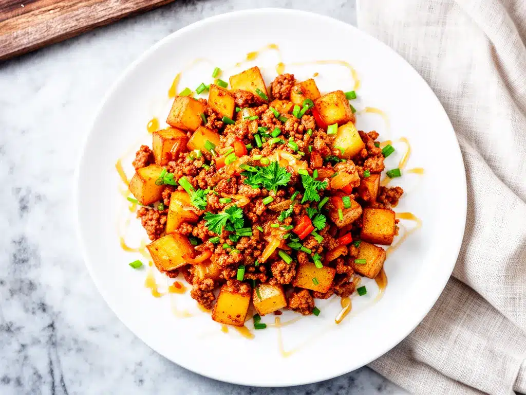 Maple Sausage Breakfast Hash: 30-Min Crispy Potatoes 4 maple sausage breakfast hash preparation steps