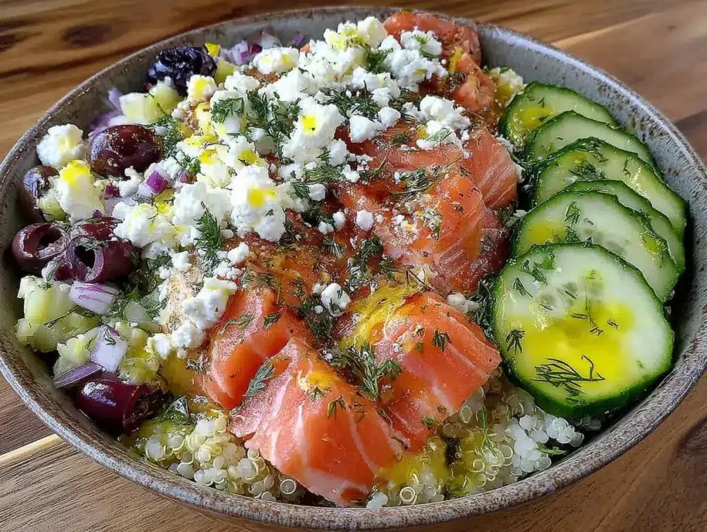 Mediterranean Salmon Bowl - featured image
