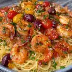Mediterranean Shrimp Pasta - featured image