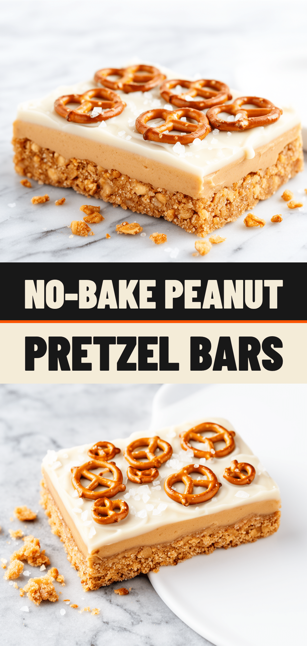 Back-to-School No-Bake Peanut Butter Pretzel Bars 5 no-bake peanut butter pretzel bars recipe