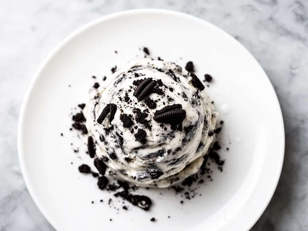No-Churn Cookies and Cream Ice Cream: 3-Ingredient Easy Dessert 4 no-churn cookies and cream ice cream preparation steps
