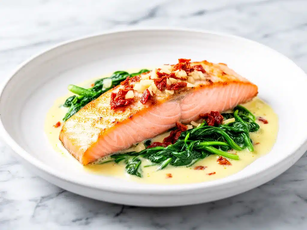 One-Pan Tuscan Butter Salmon - featured image