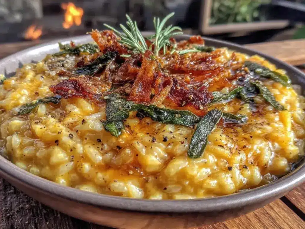 pumpkin dinner risotto - featured image