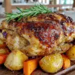 roasted chicken with rosemary - featured image