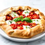 Roasted Garlic Cherry Tomato Galette - featured image