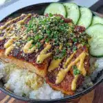 salmon rice bowl - featured image
