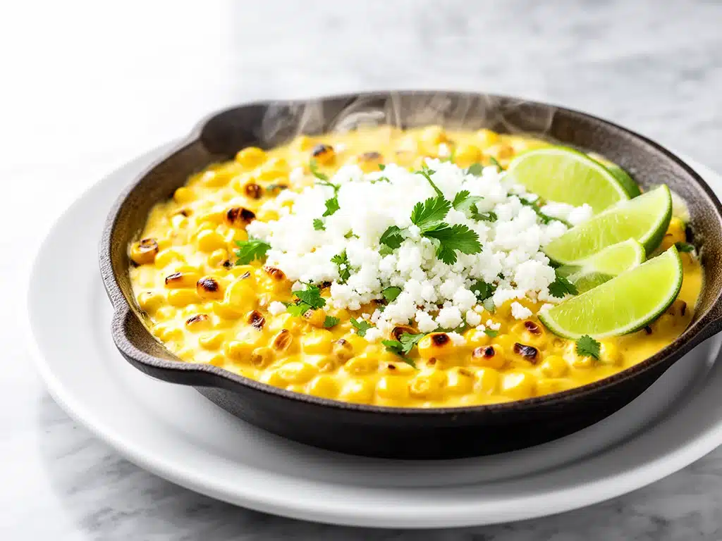 Skillet Mexican Street Corn Dip - featured image