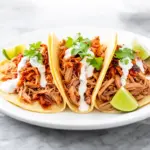slow cooker carnitas tacos - featured image