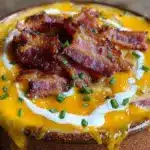 slow cooker cheesy potato soup - featured image