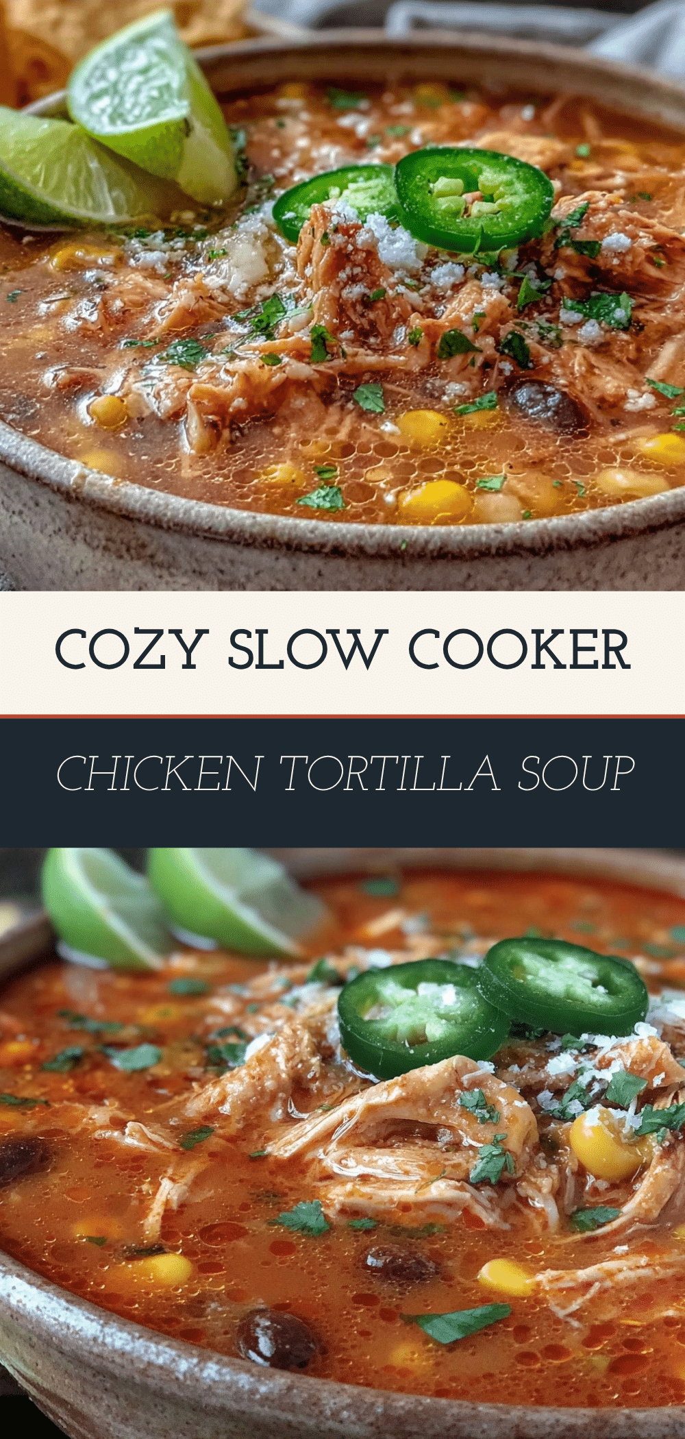 Slow Cooker Chicken Tortilla Soup: 5-Ingredient Crowd Pleaser 5 slow cooker chicken tortilla soup recipe