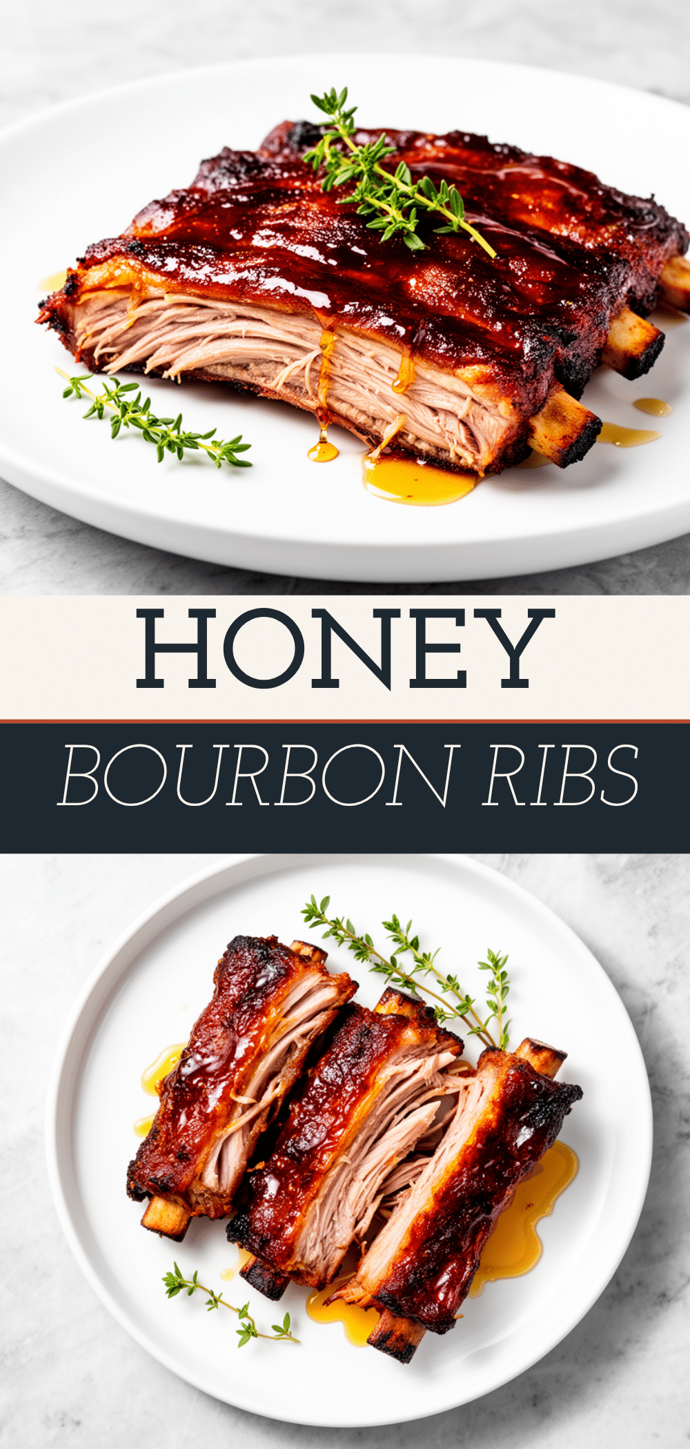 Slow Cooker Honey Bourbon Barbecue Ribs: 5-Ingredient BBQ 5 Slow Cooker Honey Bourbon Barbecue Ribs recipe