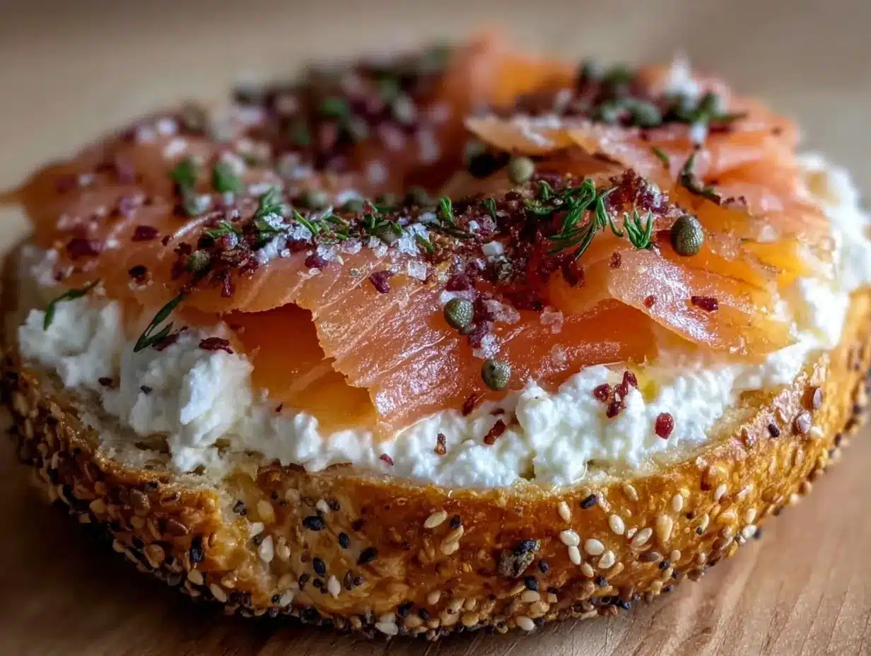 Smoked Salmon Bagel: 5-Ingredient Brunch Guests Love 4 smoked salmon bagel preparation steps