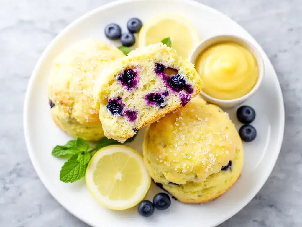 Soft Blueberry Lemon Breakfast Scones: 20-Minute Easy Recipe 4 soft blueberry lemon breakfast scones preparation steps