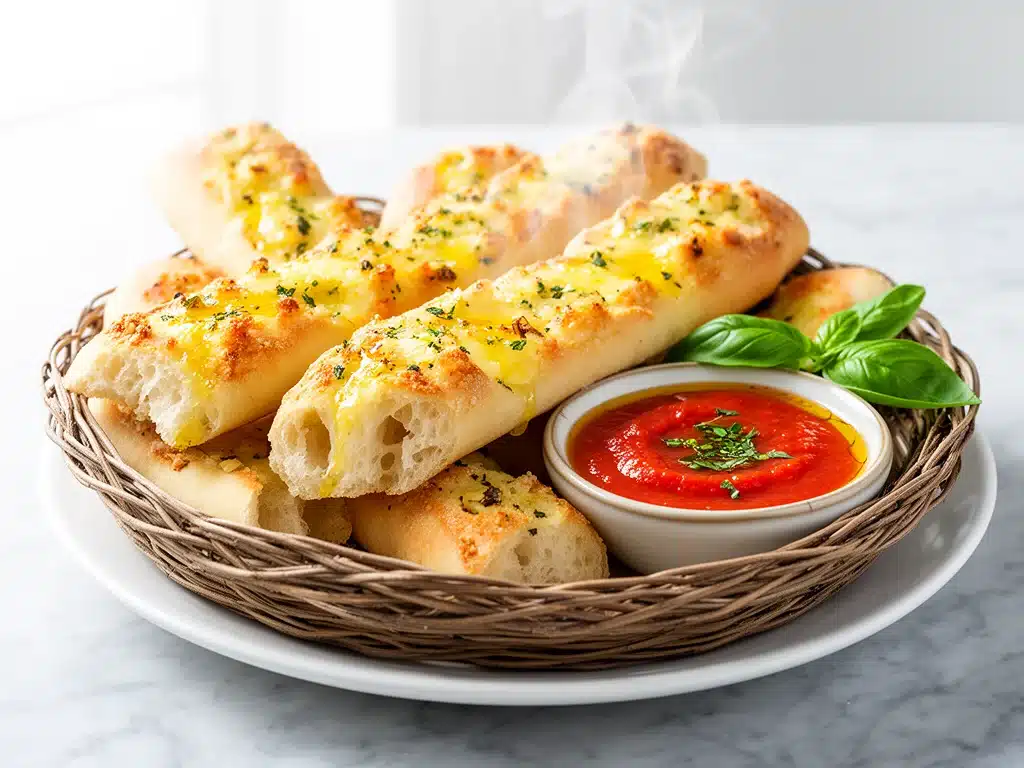 Soft Garlic Butter Breadsticks - featured image