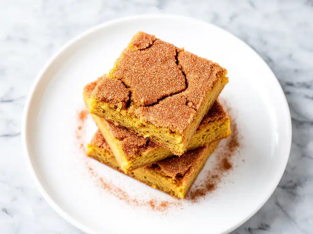 Soft Spice Snickerdoodle Bars: 5-Ingredient Easy Holiday Dessert 4 soft spice snickerdoodle bars preparation steps