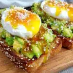 Sourdough Breakfast Toast with Avocado and Poached Egg - featured image