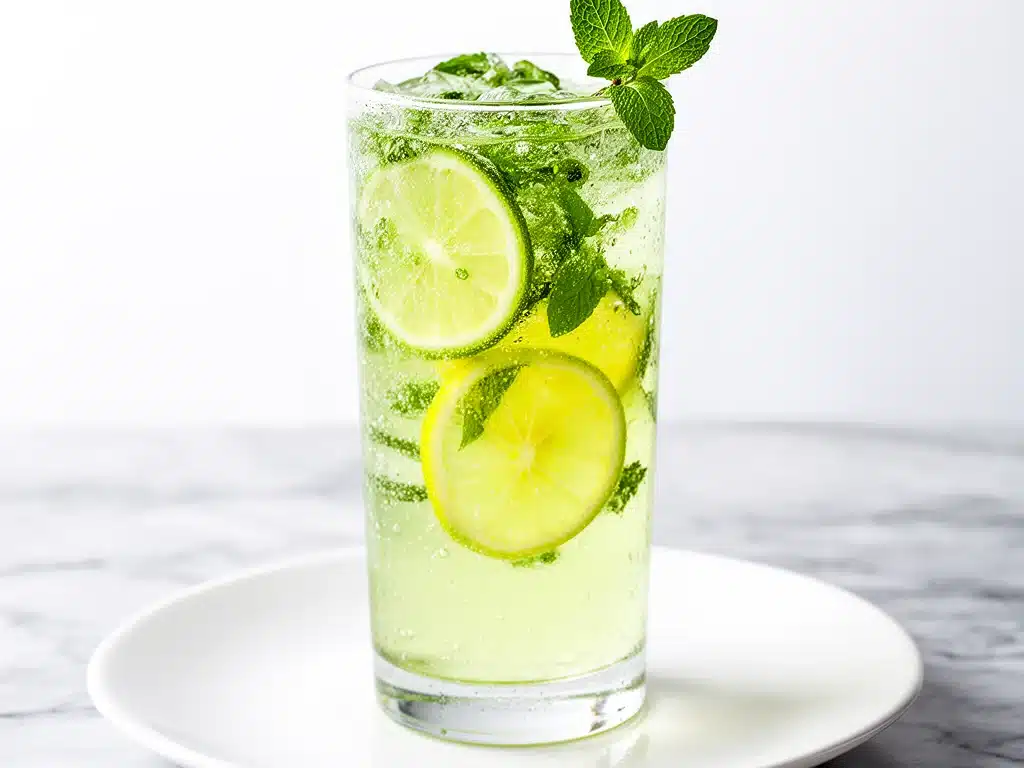 Sparkling Cucumber Mint Limeade - featured image