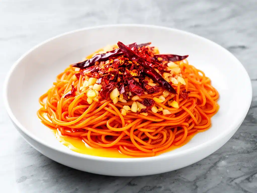 Spicy Garlic Butter Noodles - featured image