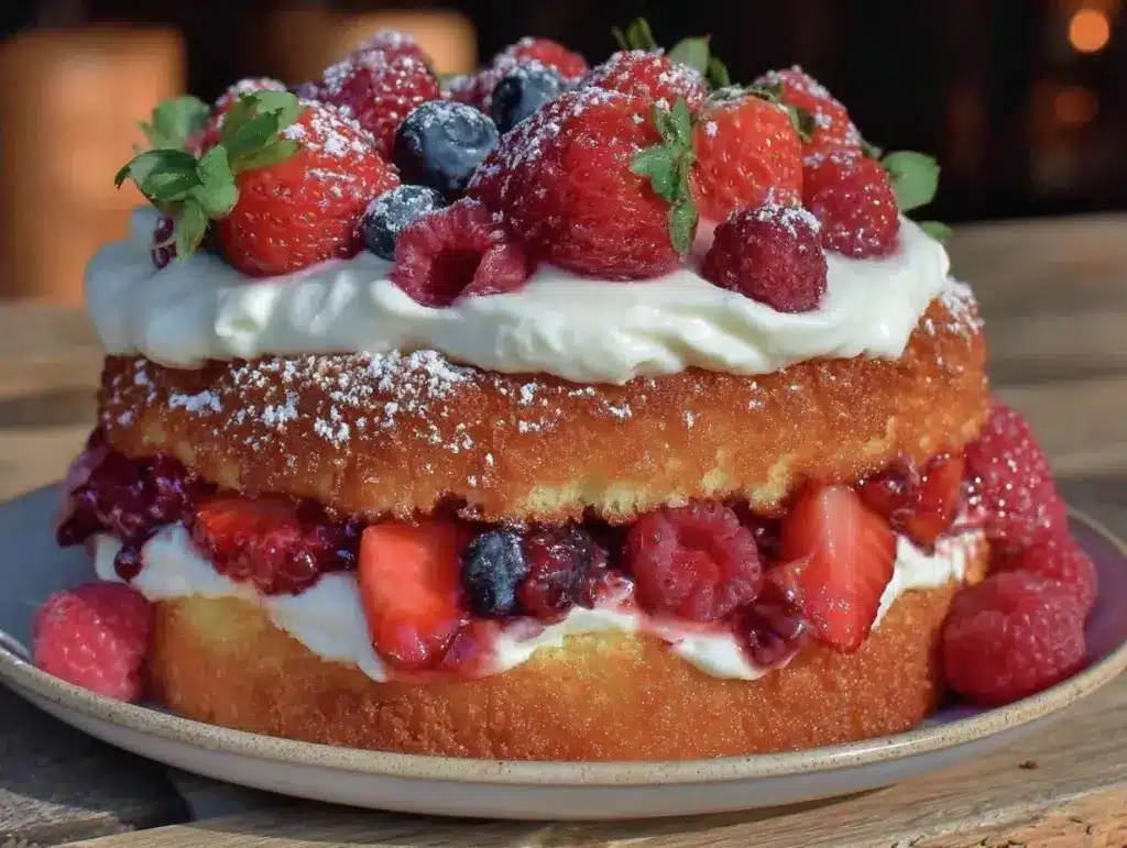 strawberry shortcake with whipped cream - featured image