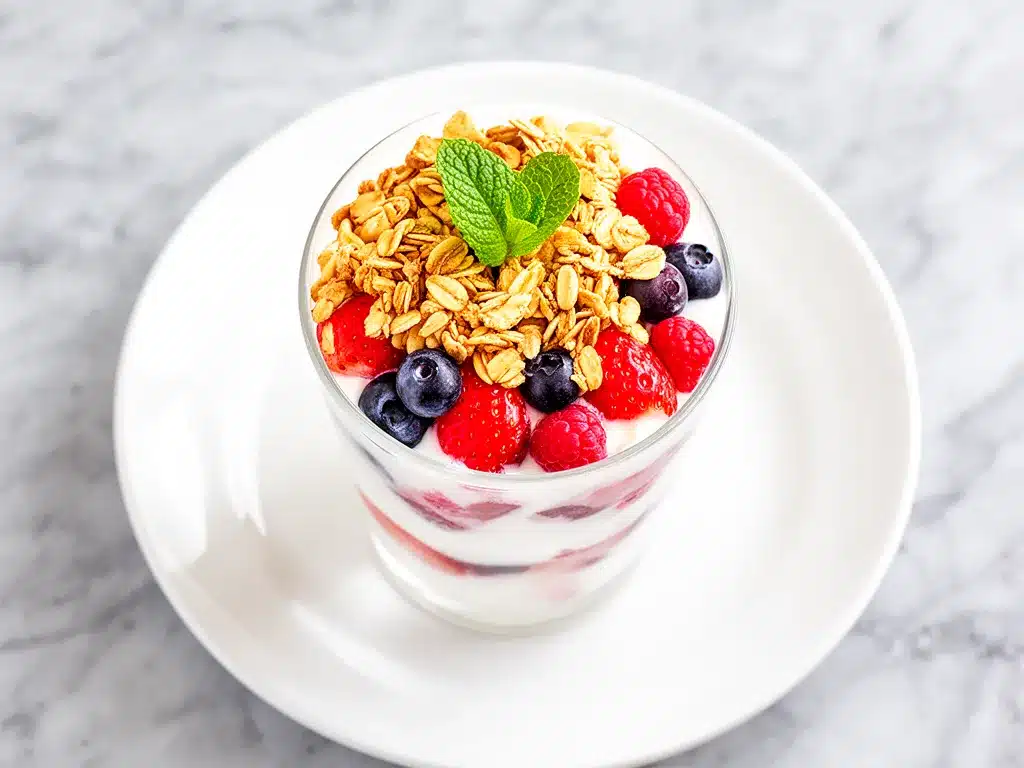 After-School Yogurt Berry Parfait Cups: 5-Min Easy Snack 4 yogurt berry parfait cups preparation steps
