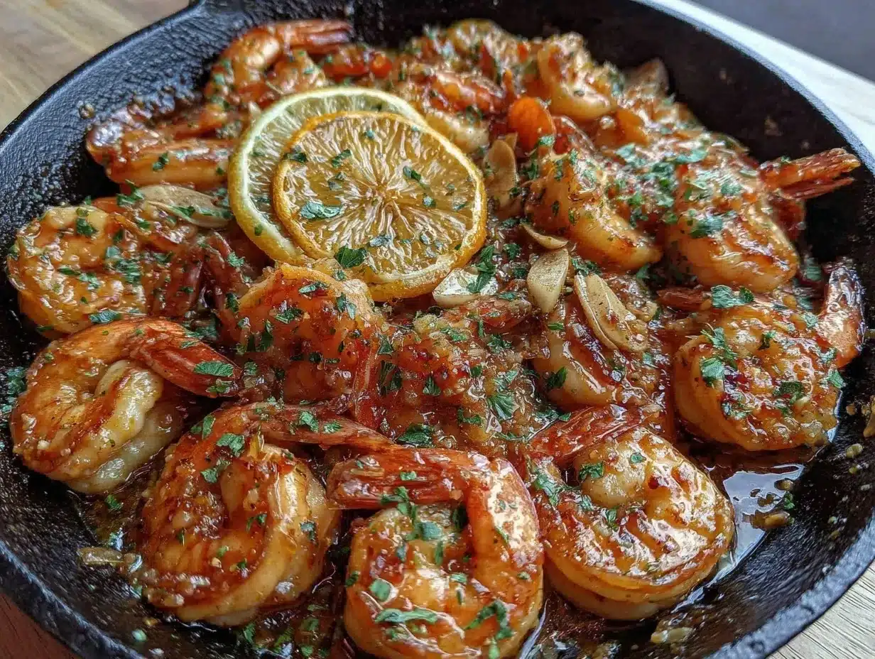 20-Min Garlic Butter Shrimp Scampi with Lemon 4 20-Min Garlic Butter Shrimp Scampi with Lemon preparation steps