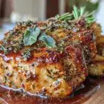 brown butter sage pork chops - featured image