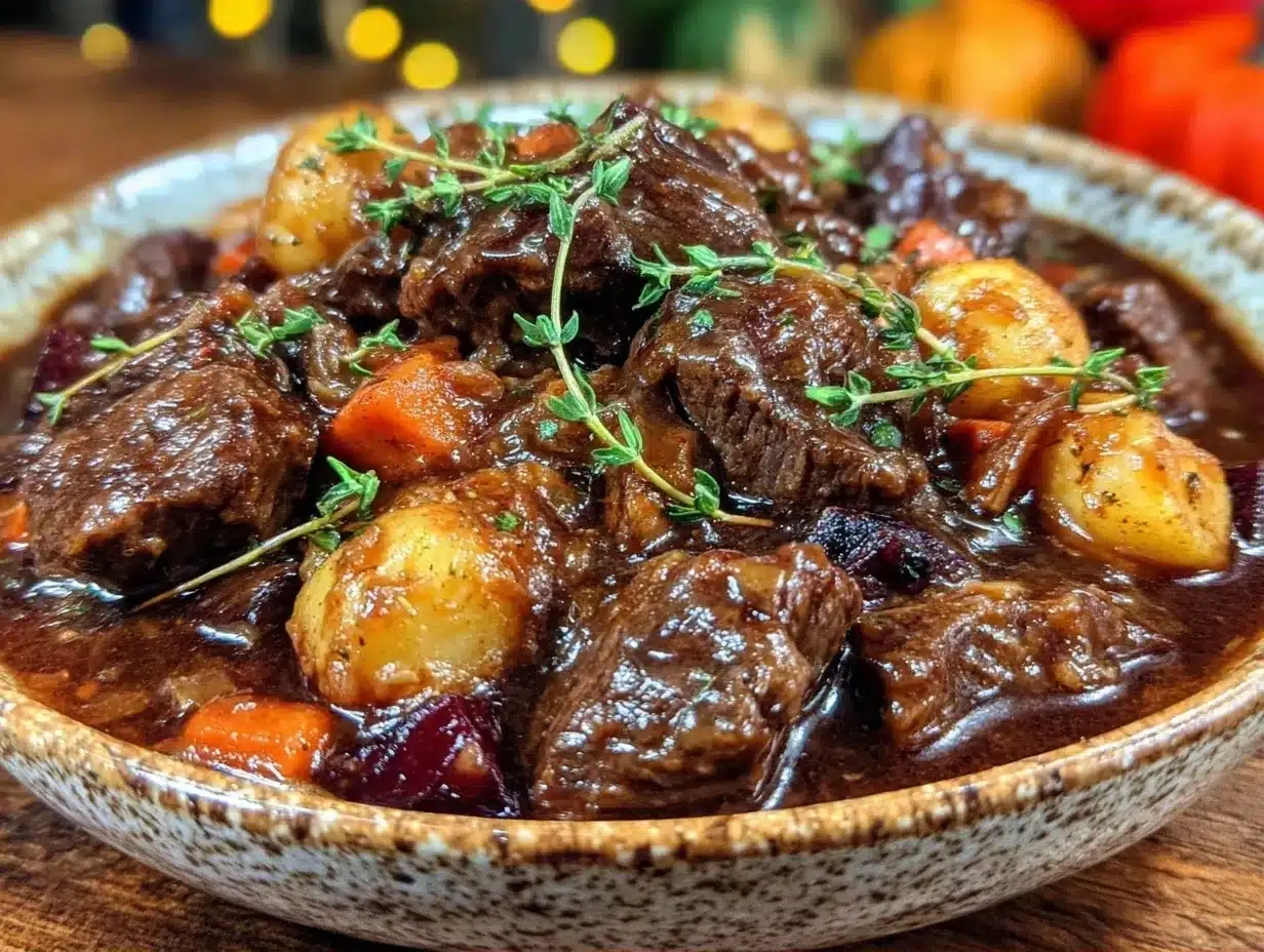 Budget-Friendly Beef Stew for One: $5 Red Wine Stew 4 budget-friendly beef stew for one preparation steps