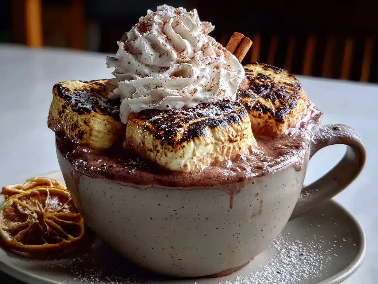 Budget-Friendly Toasted Marshmallow Hot Chocolate 4 Budget-Friendly Toasted Marshmallow Hot Chocolate preparation steps