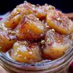 canned spiced honey pears - featured image