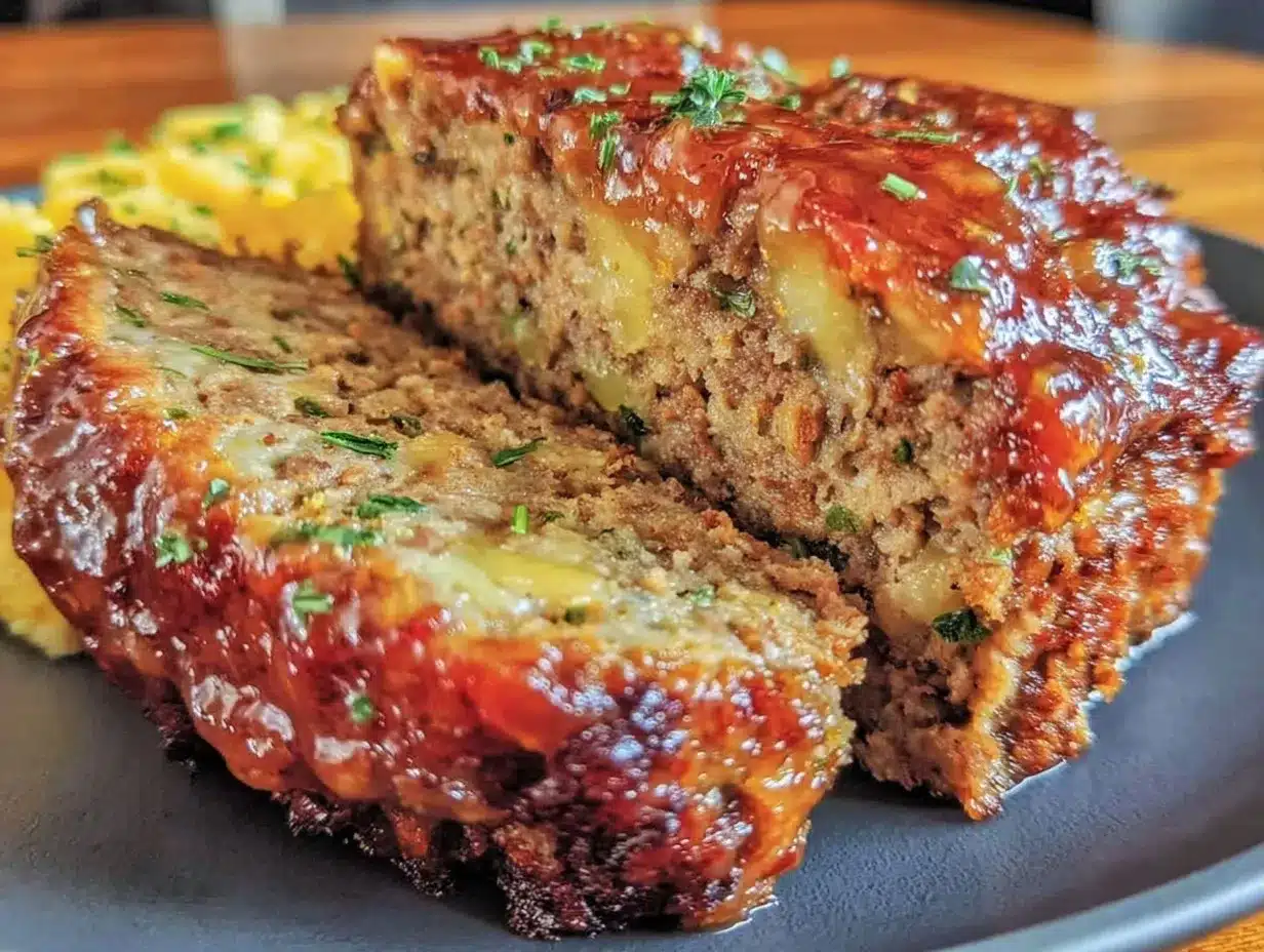 Classic Beef Meatloaf with Brown Sugar Glaze: 5-Ingredient Dinner 4 Classic Beef Meatloaf with Brown Sugar Glaze preparation steps