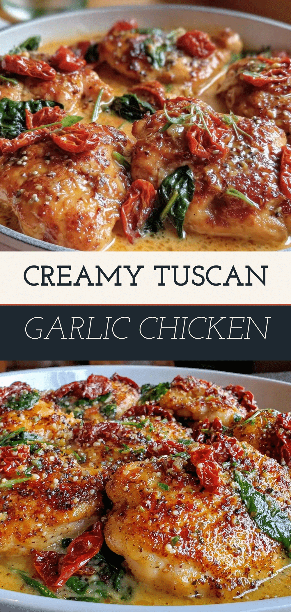Creamy Tuscan Garlic Chicken: The Perfect Indulgent Dinner Party Dish 5 creamy tuscan garlic chicken recipe