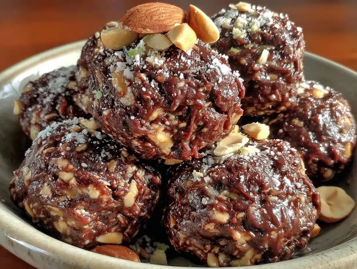 Dairy-Free No-Bake Chocolate Peanut Butter Protein Balls: Grill-Smoked Batch 4 dairy-free no-bake chocolate peanut butter protein balls preparation steps