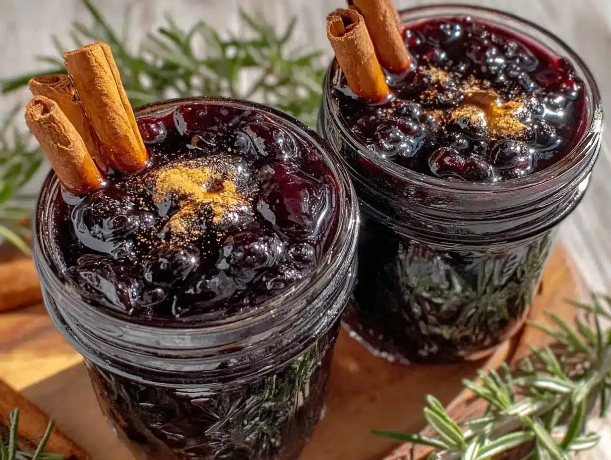 Cozy Immunity-Boosting Elderberry Syrup: Grandmothers Real Way 4 elderberry syrup preparation steps