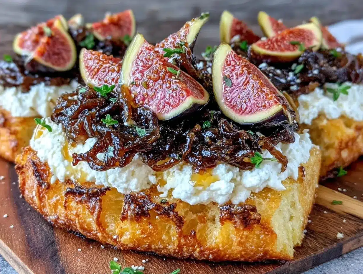 Fig & Caramelized Onion Flatbread for Entertaining 4 Fig and Caramelized Onion Flatbread preparation steps