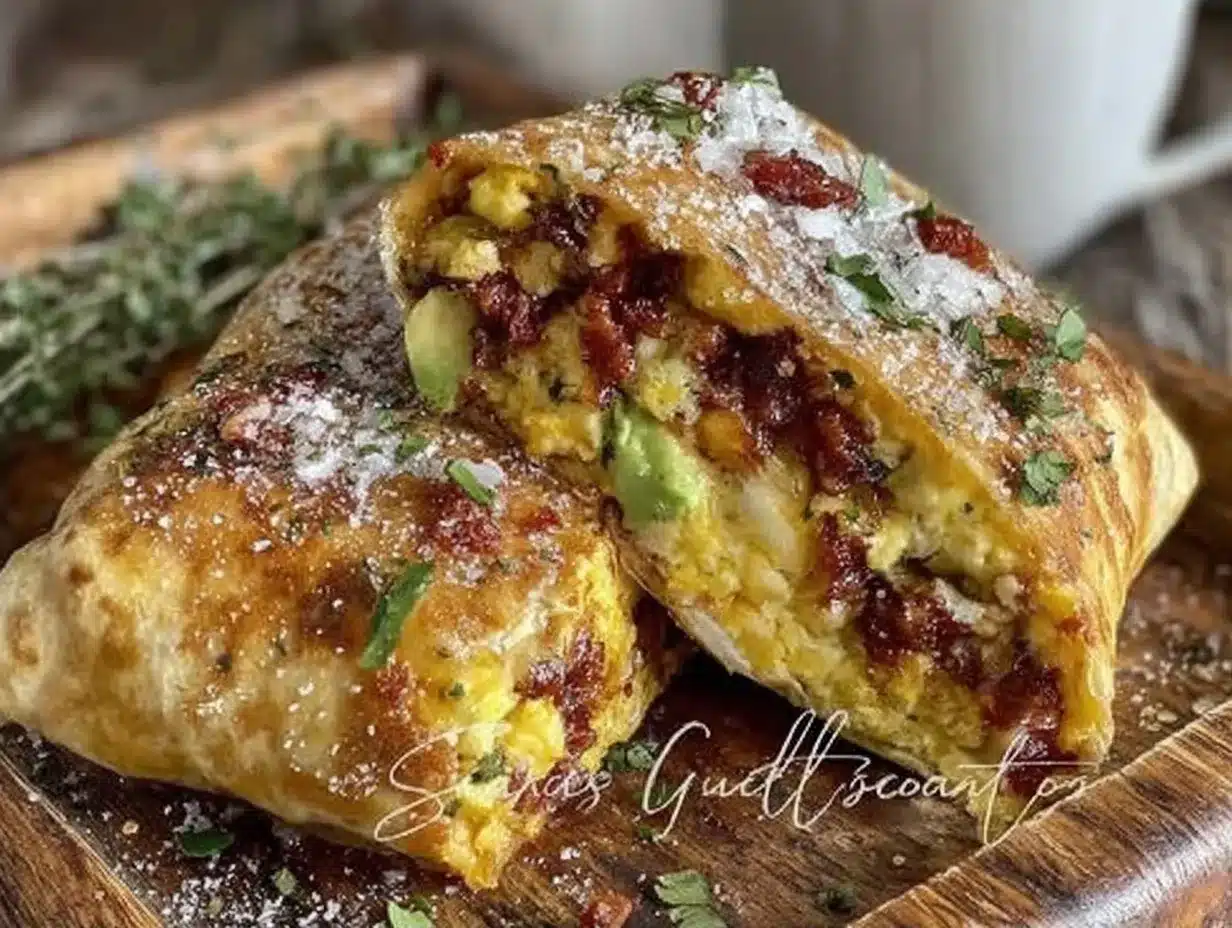 Freezer Breakfast Burritos: Make-Ahead Family Meal 4 freezer breakfast burritos with chorizo and potatoes preparation steps