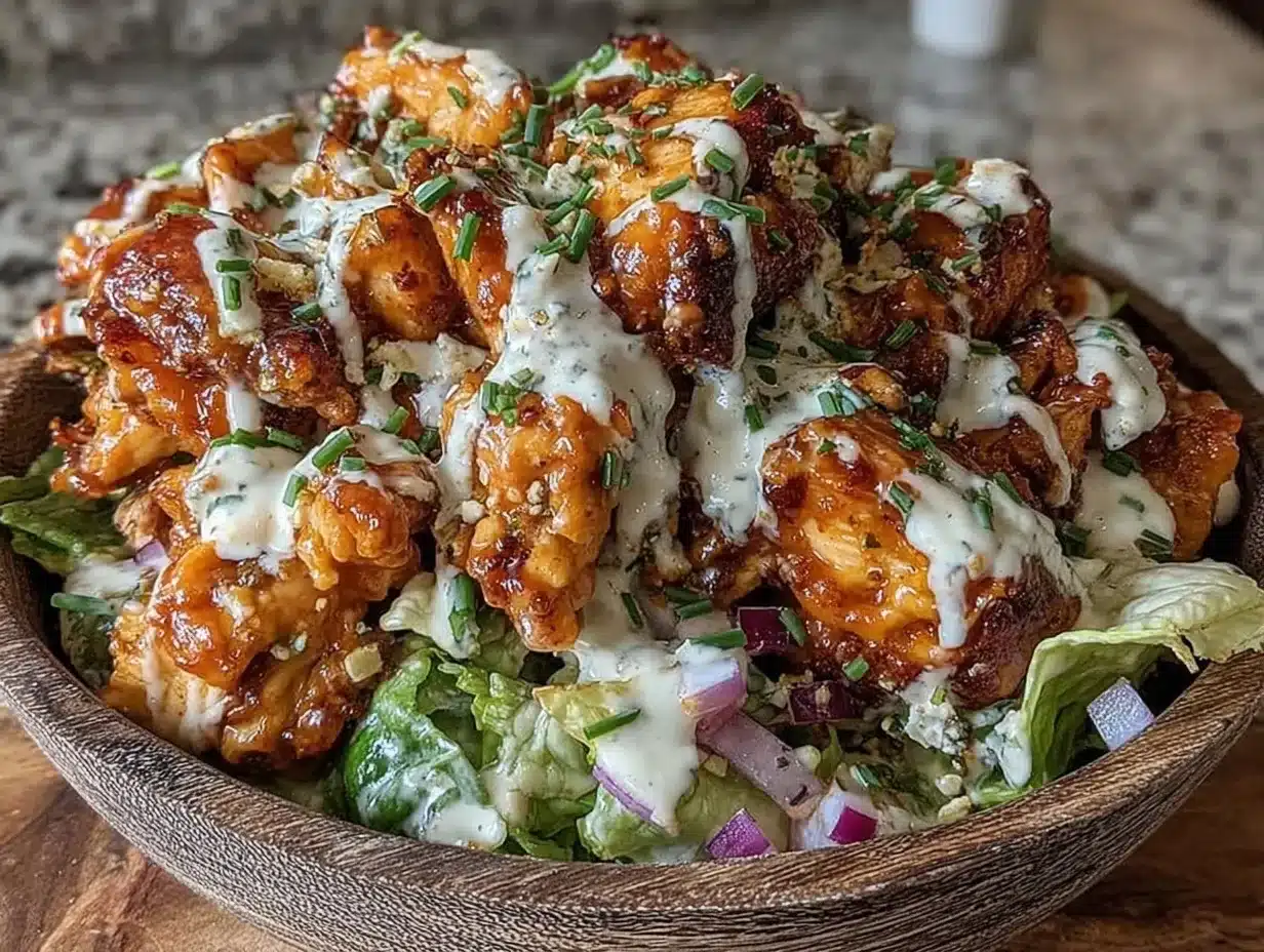 High-Protein Buffalo Chicken Salad: Easy 15-Min Meal Prep 4 high-protein buffalo chicken salad preparation steps