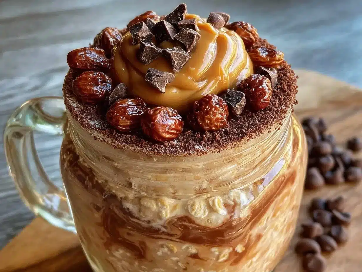 High-Protein Overnight Oats: Best Chocolate Peanut Butter Fuel 4 High-Protein Overnight Oats preparation steps
