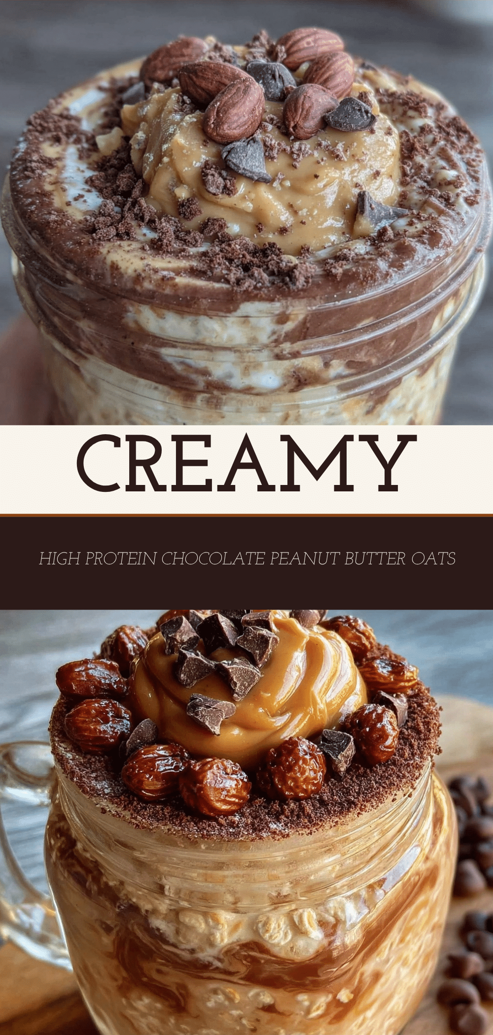 High-Protein Overnight Oats: Best Chocolate Peanut Butter Fuel 5 High-Protein Overnight Oats recipe