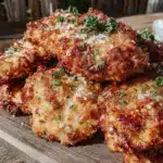 keto crispy parmesan crusted chicken tenders - featured image