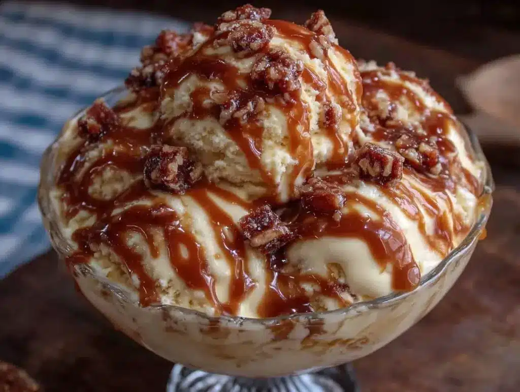 Home 4 Keto No-Churn Salted Caramel Ice Cream - featured image