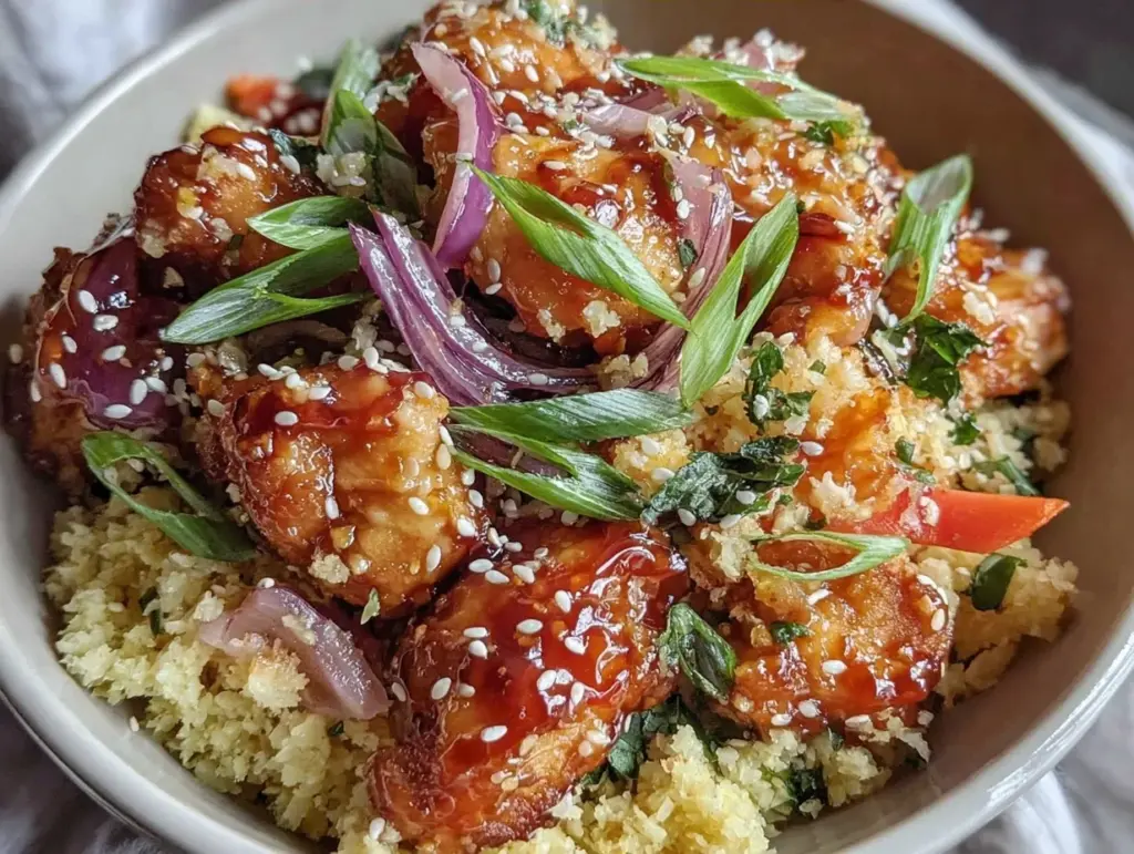 low-carb cauliflower fried rice - featured image